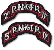 2nd and 5th Ranger Bn Scrolls